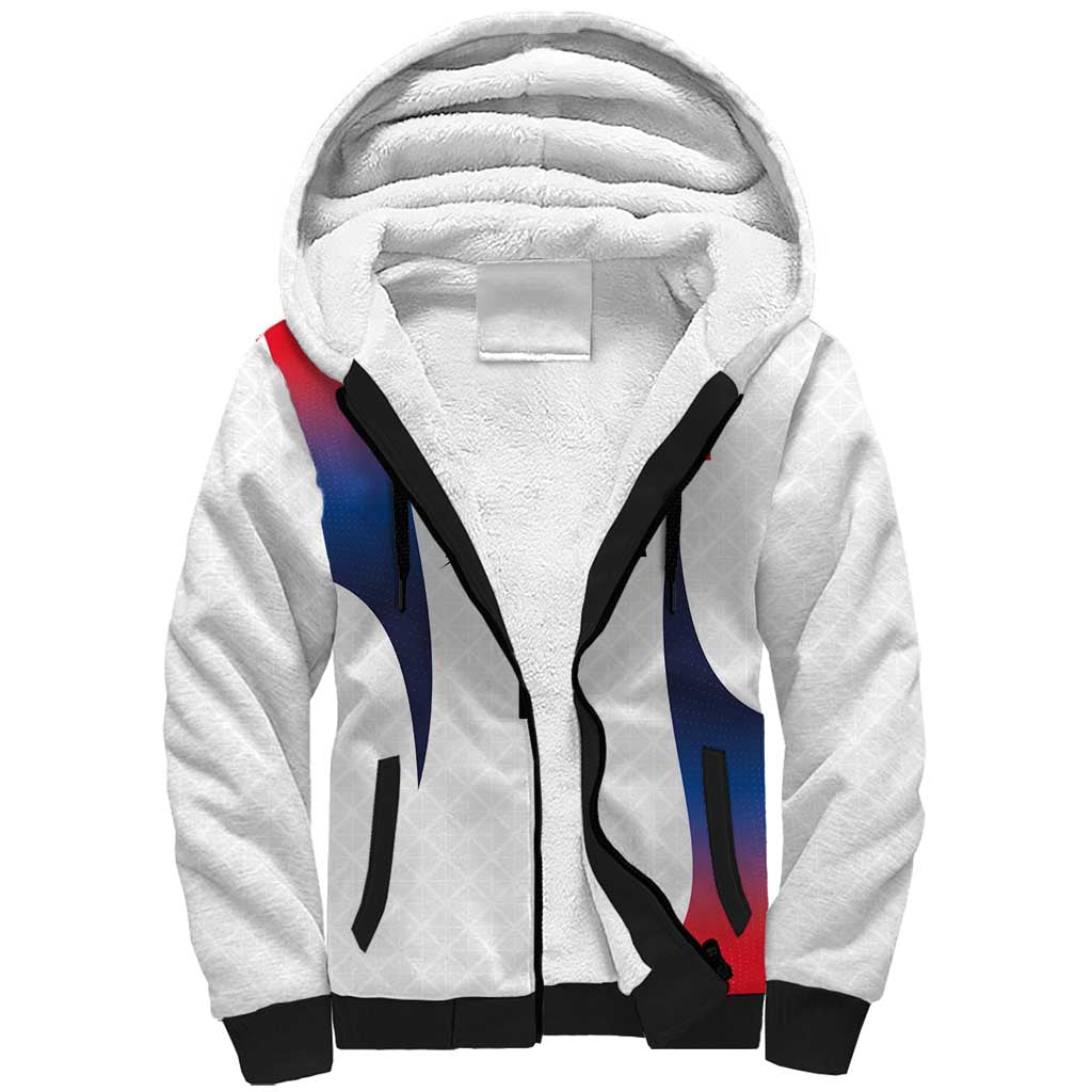 Custom France Volleyball Sherpa Hoodie Sport Wings Style