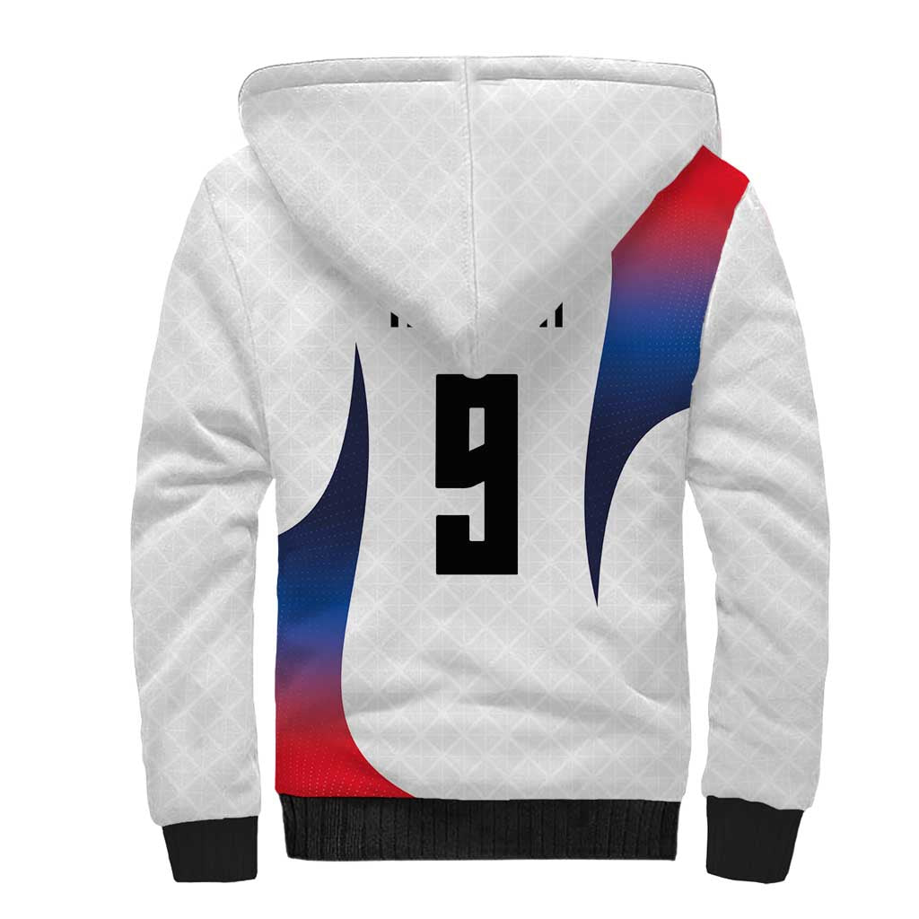 Custom France Volleyball Sherpa Hoodie Sport Wings Style