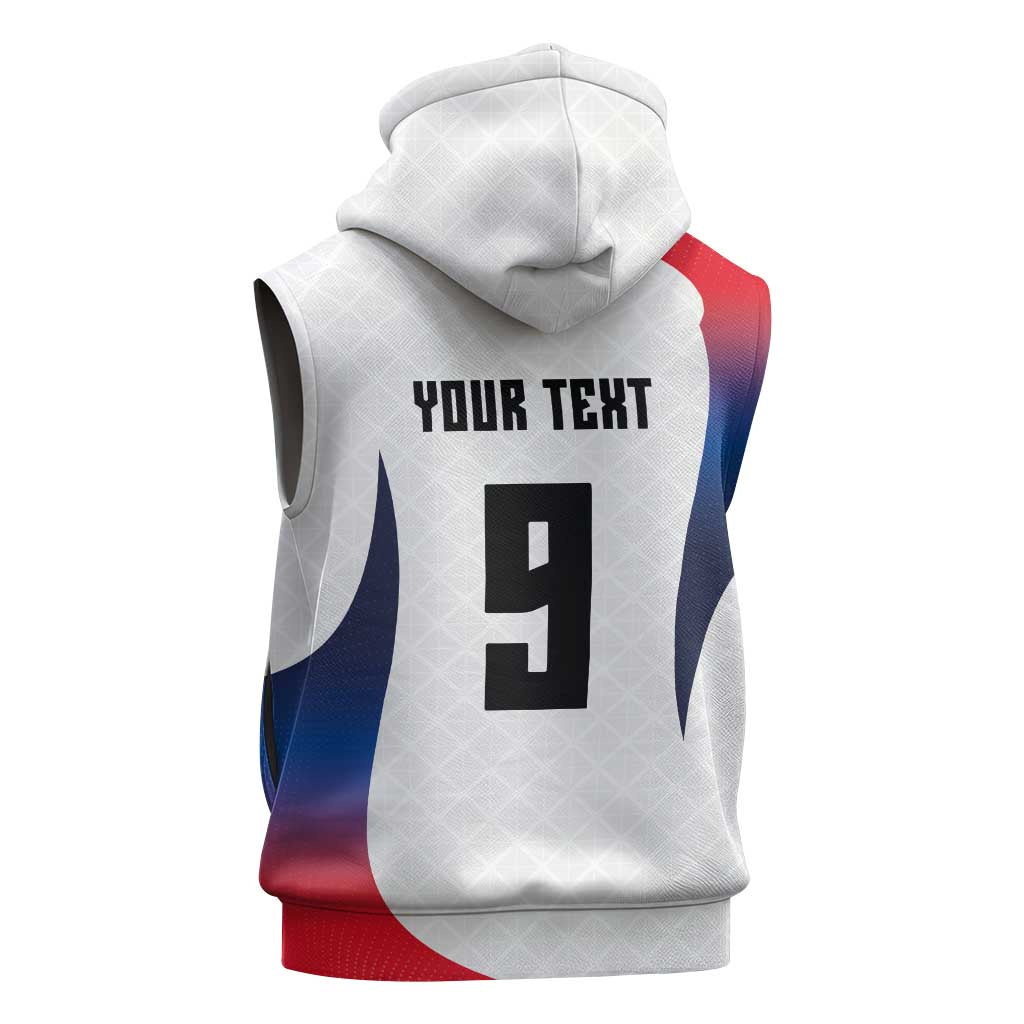 Custom France Volleyball Sleeveless Hoodie Sport Wings Style