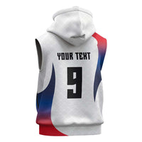 Custom France Volleyball Sleeveless Hoodie Sport Wings Style