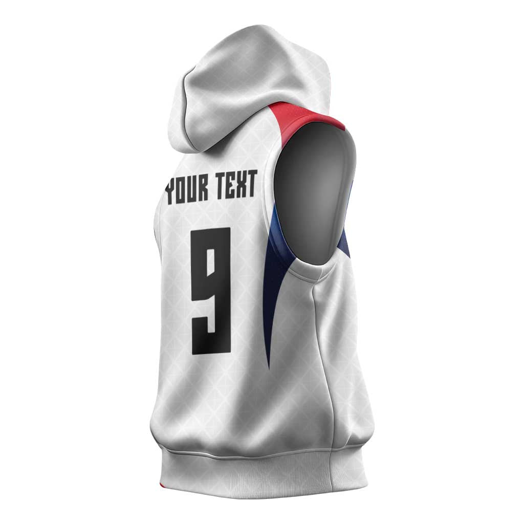 Custom France Volleyball Sleeveless Hoodie Sport Wings Style