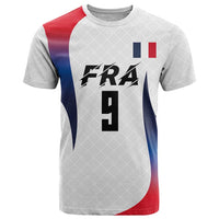 Custom France Volleyball T Shirt Sport Wings Style