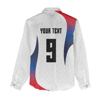 Custom France Volleyball Women Casual Shirt Sport Wings Style