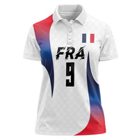 Custom France Volleyball Women Polo Shirt Sport Wings Style