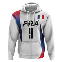 Custom France Volleyball Zip Hoodie Sport Wings Style