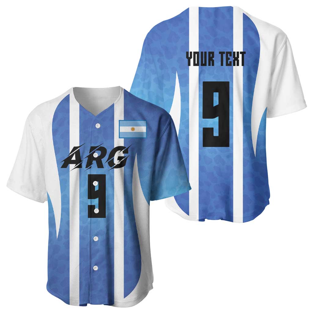 Custom Argentina Volleyball Baseball Jersey Sport Wings Style