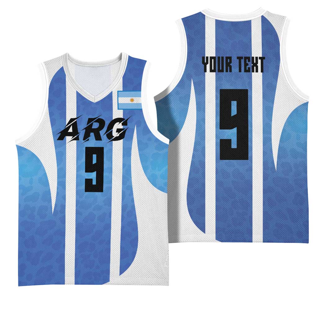 Custom Argentina Volleyball Basketball Jersey Sport Wings Style