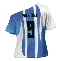 Custom Argentina Volleyball Cross Shoulder Shirt Sport Wings Style
