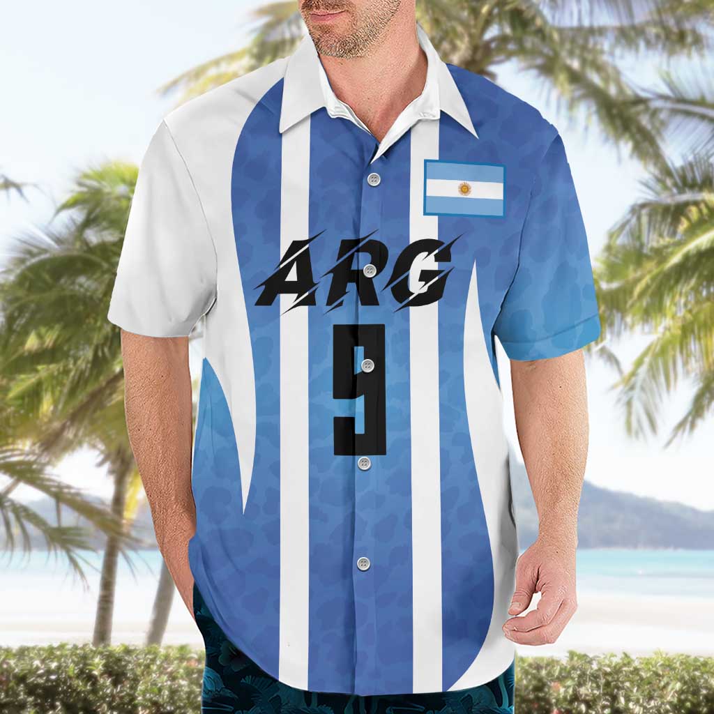 Custom Argentina Volleyball Hawaiian Shirt Sport Wings Style