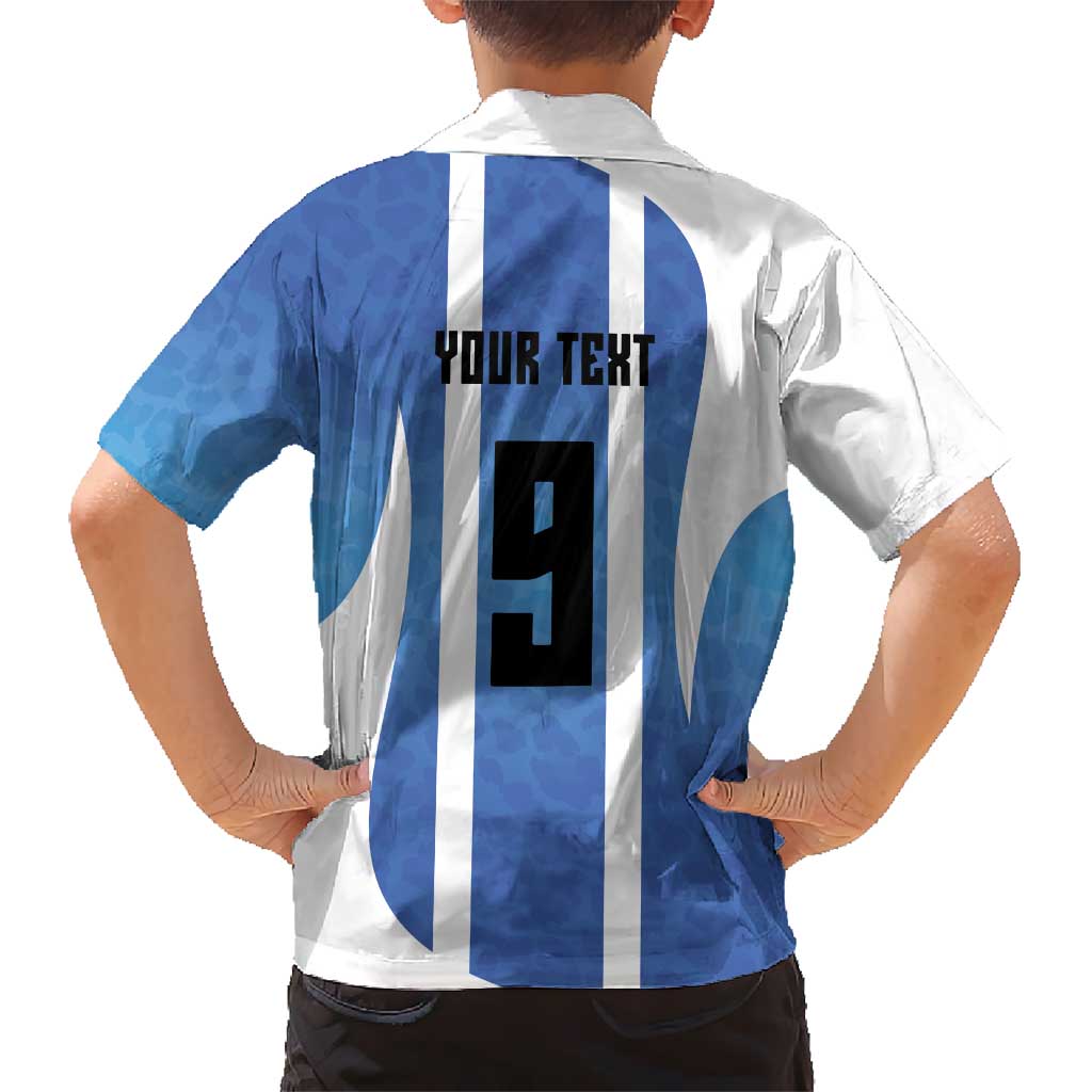 Custom Argentina Volleyball Kid Hawaiian Shirt Sport Wings Style