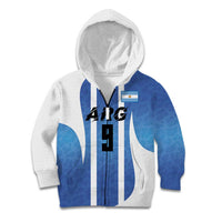 Custom Argentina Volleyball Kid Hoodie Sport Wings Style