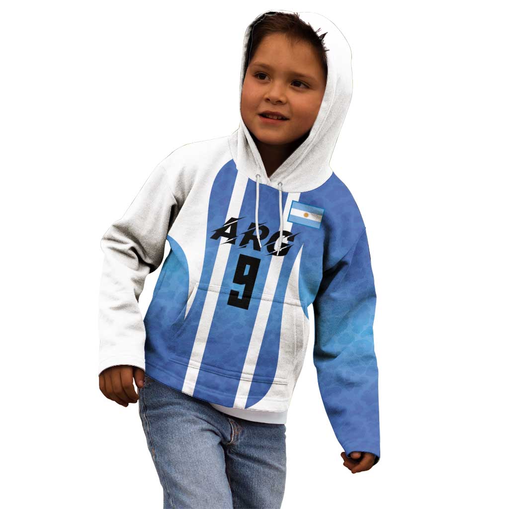 Custom Argentina Volleyball Kid Hoodie Sport Wings Style