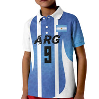 Custom Argentina Volleyball Kid Polo Shirt Sport Wings Style