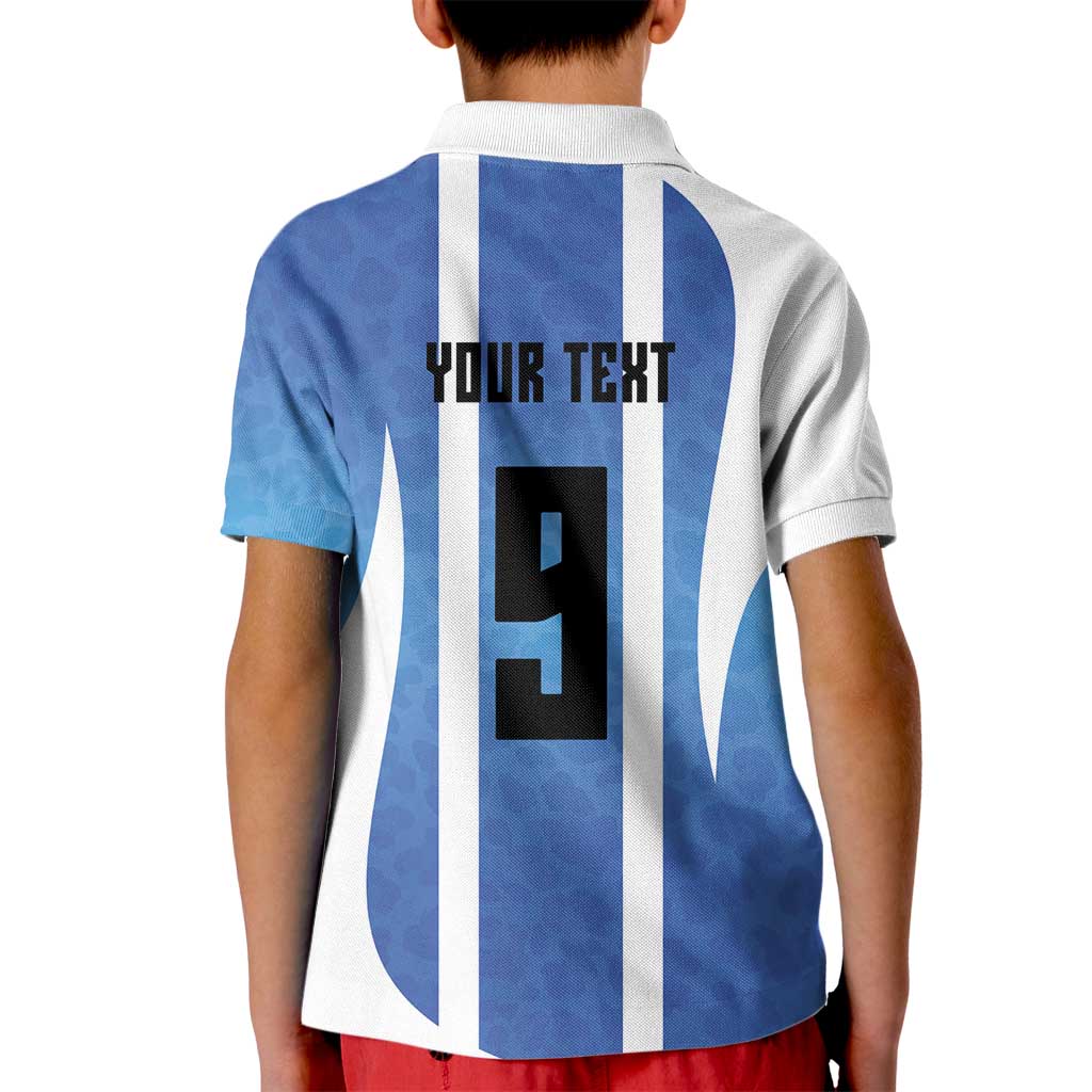 Custom Argentina Volleyball Kid Polo Shirt Sport Wings Style