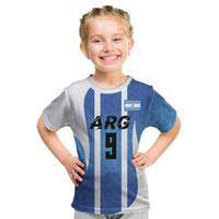 Custom Argentina Volleyball Kid T Shirt Sport Wings Style