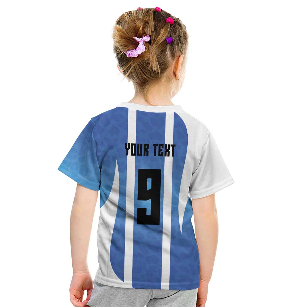 Custom Argentina Volleyball Kid T Shirt Sport Wings Style