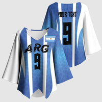 Custom Argentina Volleyball Kimono Sleeve Blouse Sport Wings Style