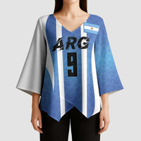 Custom Argentina Volleyball Kimono Sleeve Blouse Sport Wings Style