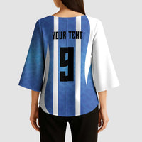 Custom Argentina Volleyball Kimono Sleeve Blouse Sport Wings Style