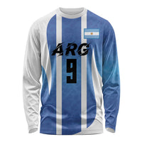 Custom Argentina Volleyball Long Sleeve Shirt Sport Wings Style