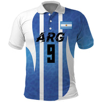 Custom Argentina Volleyball Polo Shirt Sport Wings Style