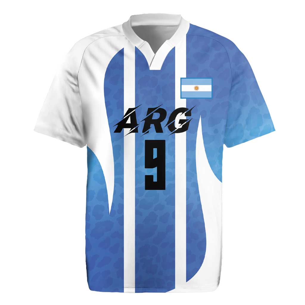 Custom Argentina Volleyball Rugby Jersey Sport Wings Style