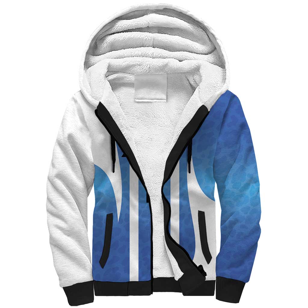 Custom Argentina Volleyball Sherpa Hoodie Sport Wings Style
