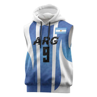 Custom Argentina Volleyball Sleeveless Hoodie Sport Wings Style