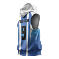 Custom Argentina Volleyball Sleeveless Hoodie Sport Wings Style