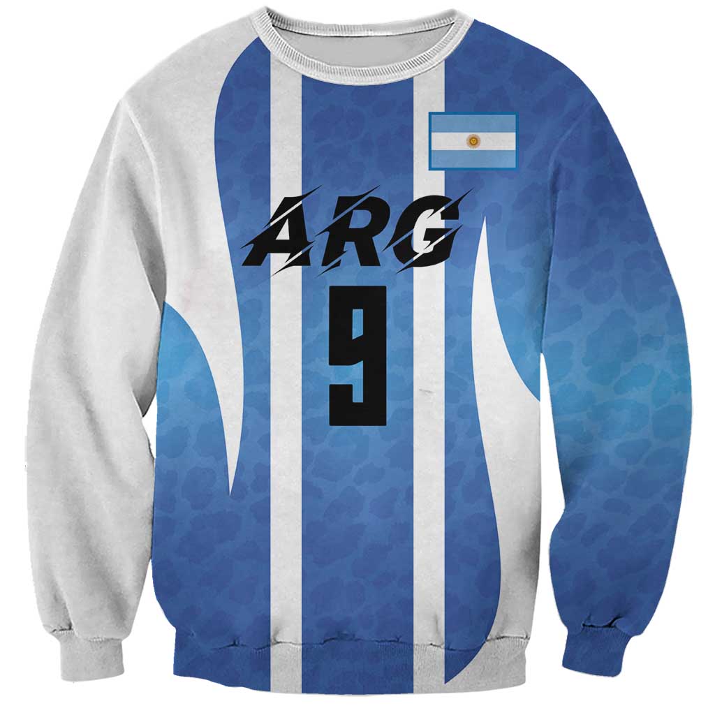 Custom Argentina Volleyball Sweatshirt Sport Wings Style