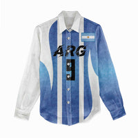 Custom Argentina Volleyball Women Casual Shirt Sport Wings Style