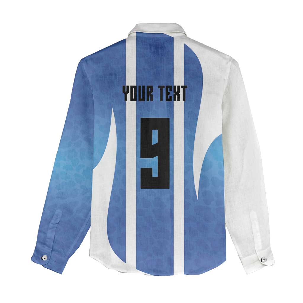 Custom Argentina Volleyball Women Casual Shirt Sport Wings Style