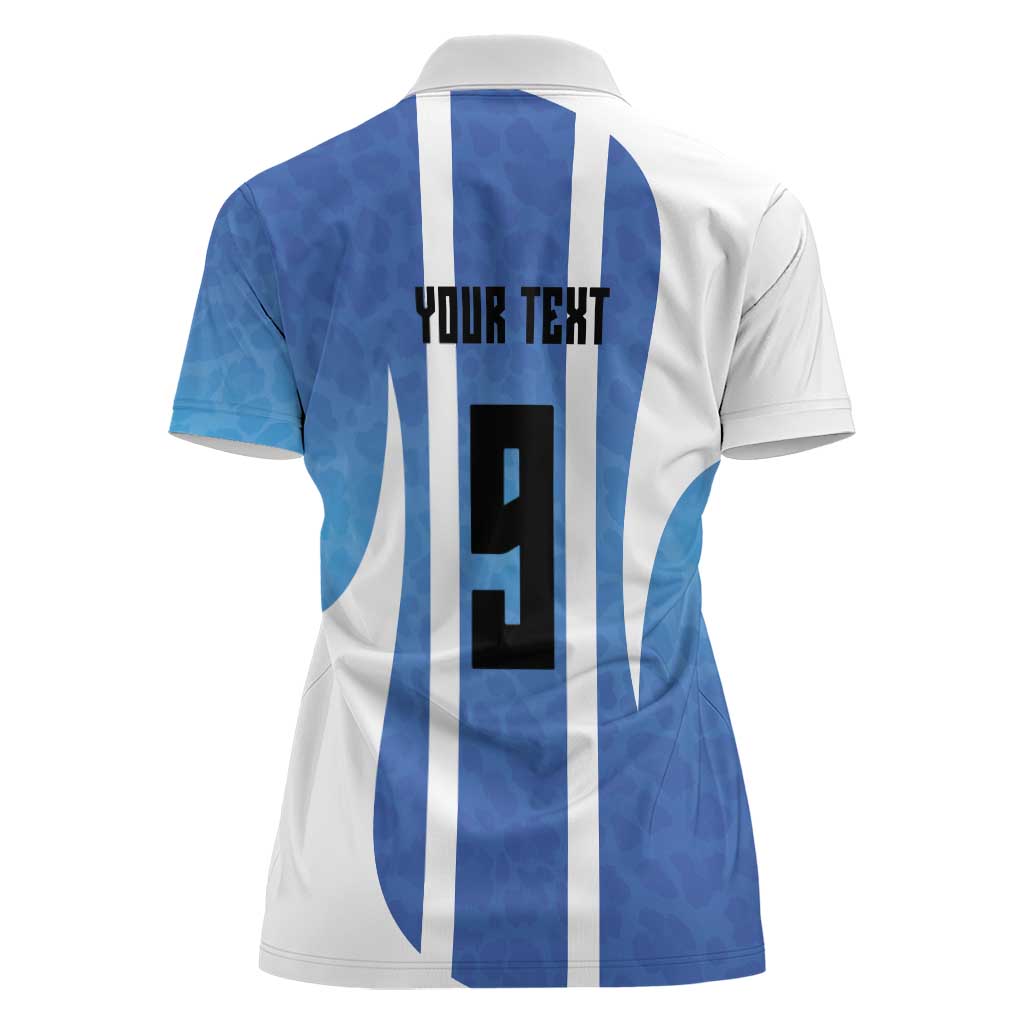Custom Argentina Volleyball Women Polo Shirt Sport Wings Style