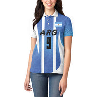 Custom Argentina Volleyball Women Polo Shirt Sport Wings Style