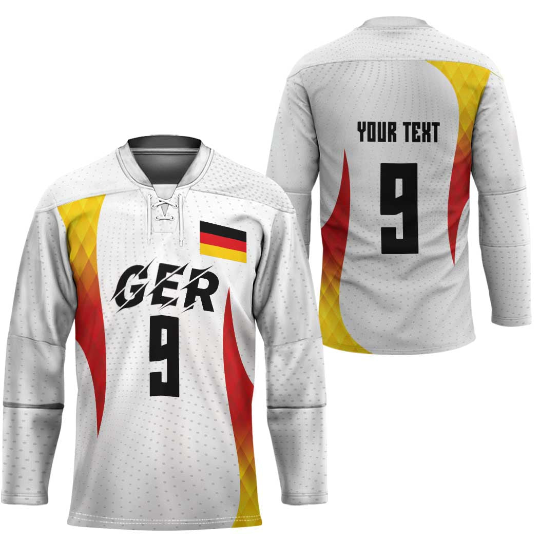 Custom Germany Volleyball Hockey Jersey Sport Wings Style