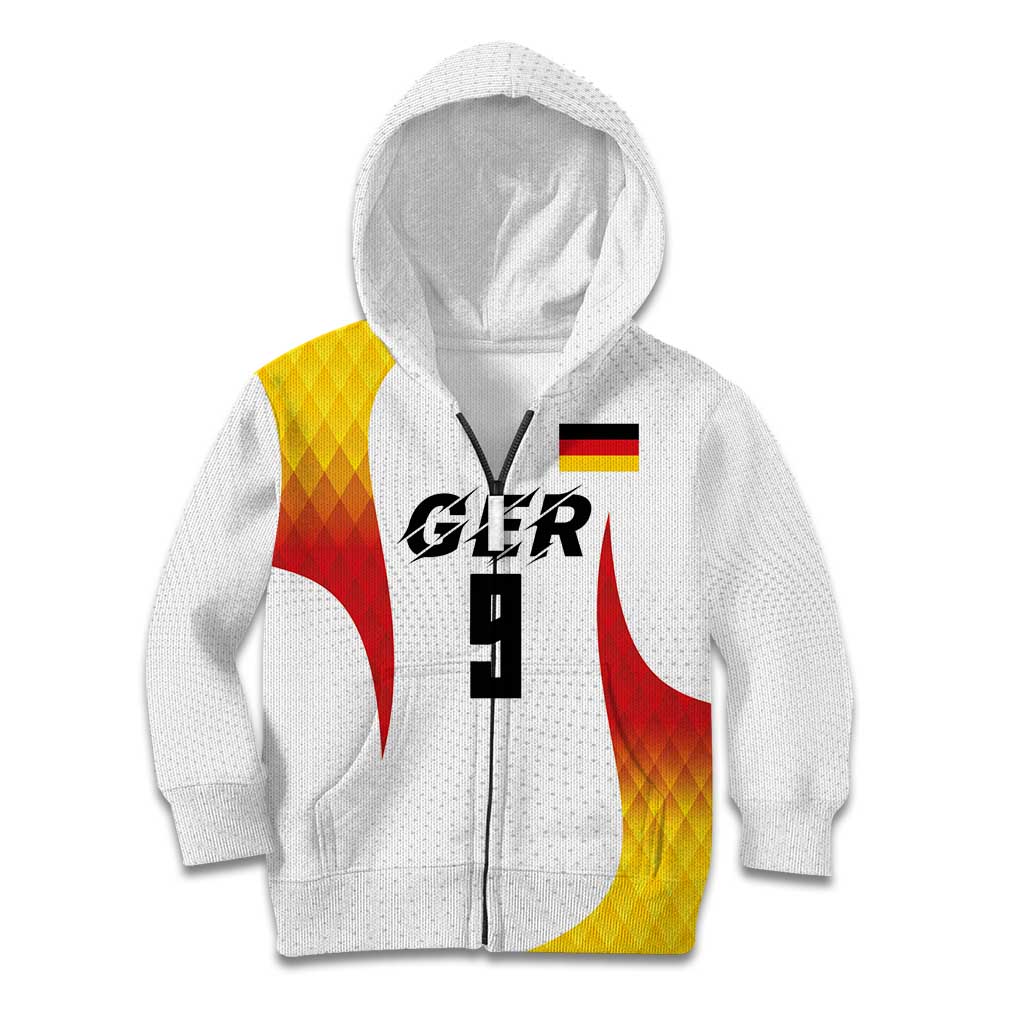 Custom Germany Volleyball Kid Hoodie Sport Wings Style