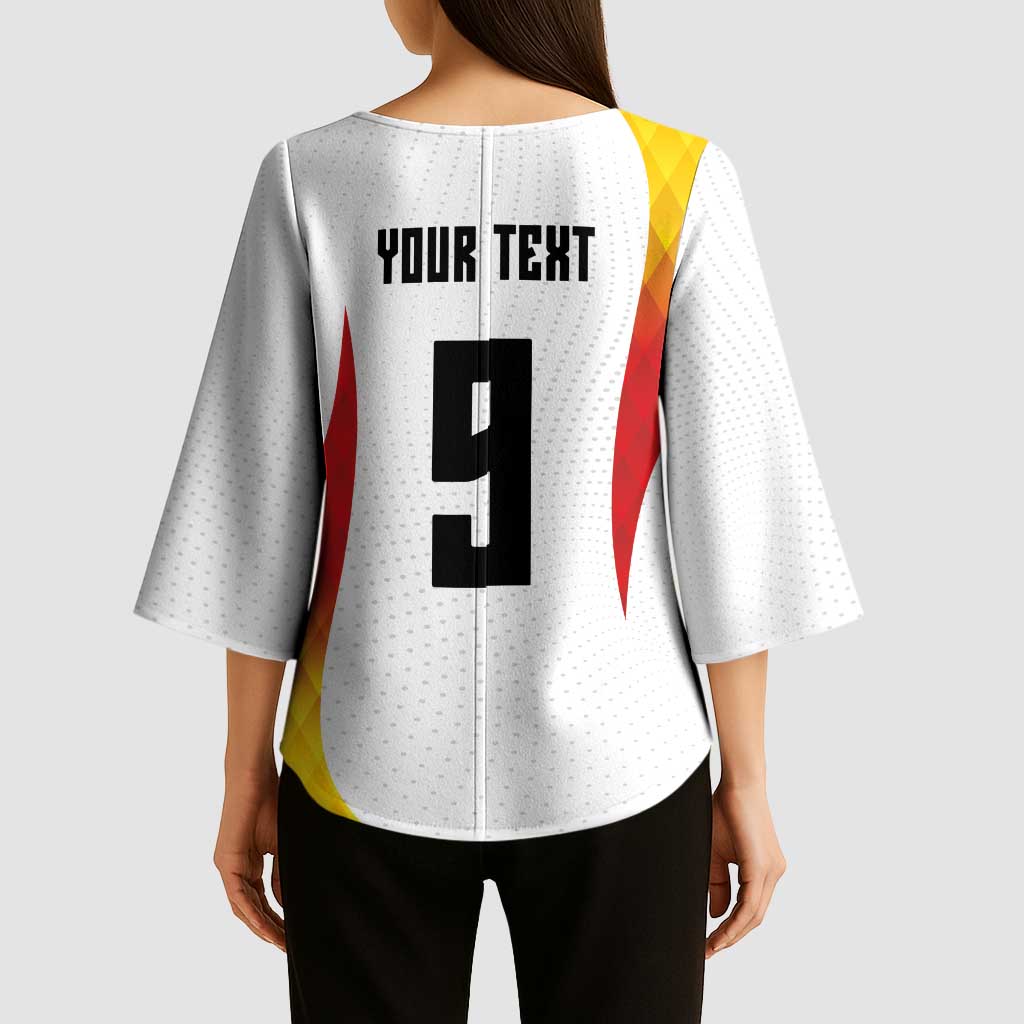 Custom Germany Volleyball Kimono Sleeve Blouse Sport Wings Style