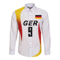 Custom Germany Volleyball Long Sleeve Button Shirt Sport Wings Style