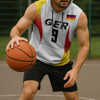 Custom Germany Volleyball Sleeveless Hoodie Sport Wings Style