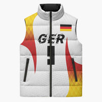 Custom Germany Volleyball Sleeveless Puffer Jacket Sport Wings Style