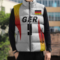 Custom Germany Volleyball Sleeveless Puffer Jacket Sport Wings Style