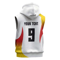 Custom Germany Volleyball Sleeveless Zip Hoodie Sport Wings Style