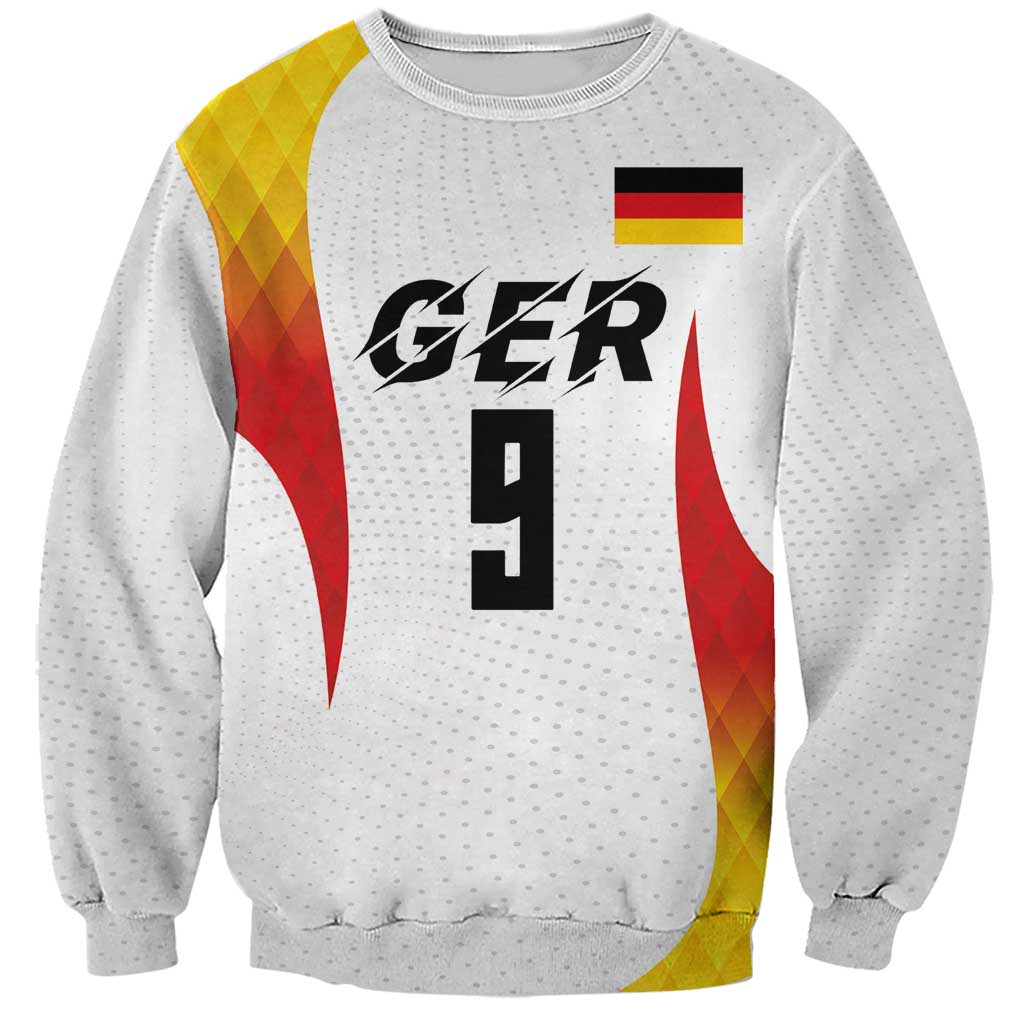 Custom Germany Volleyball Sweatshirt Sport Wings Style