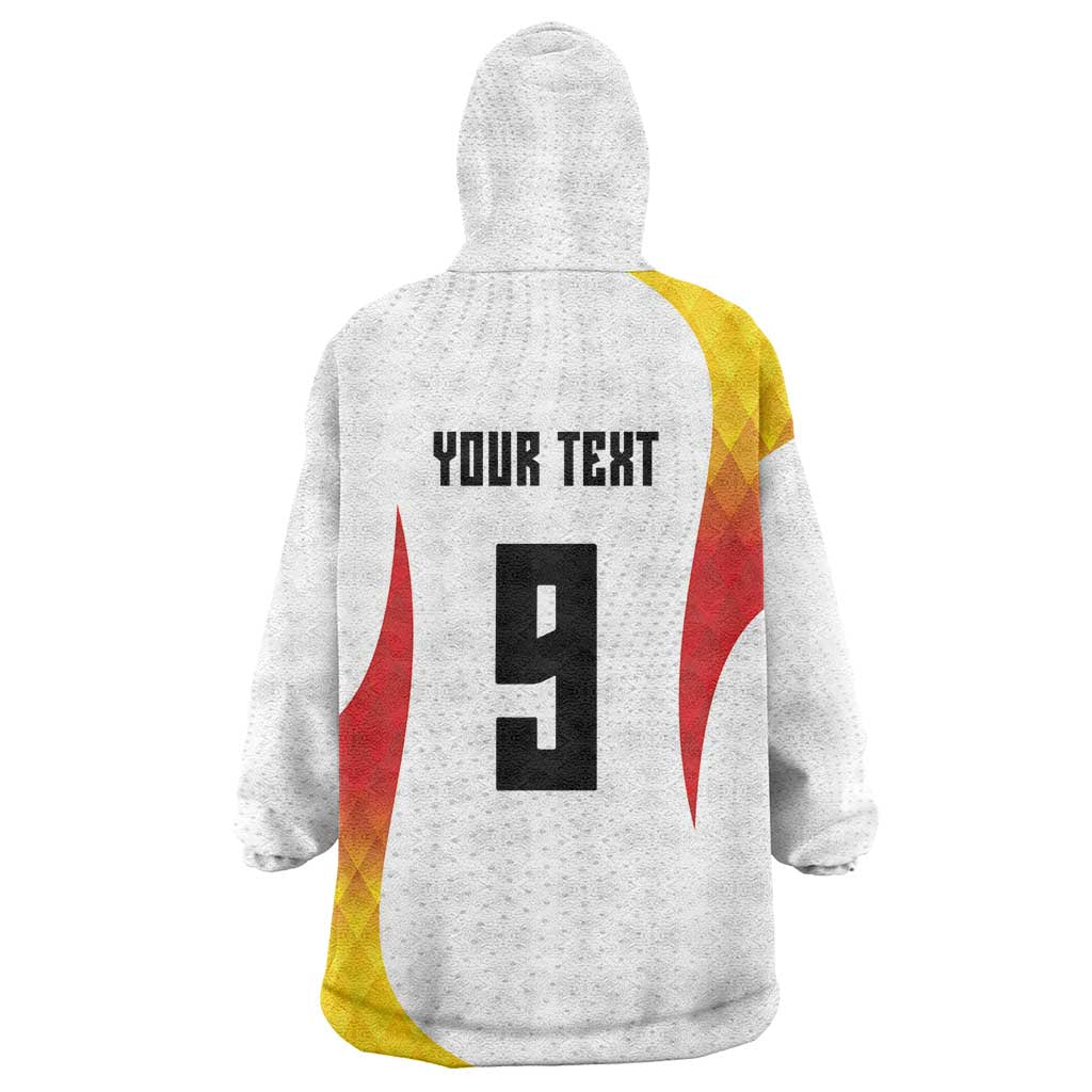 Custom Germany Volleyball Wearable Blanket Hoodie Sport Wings Style