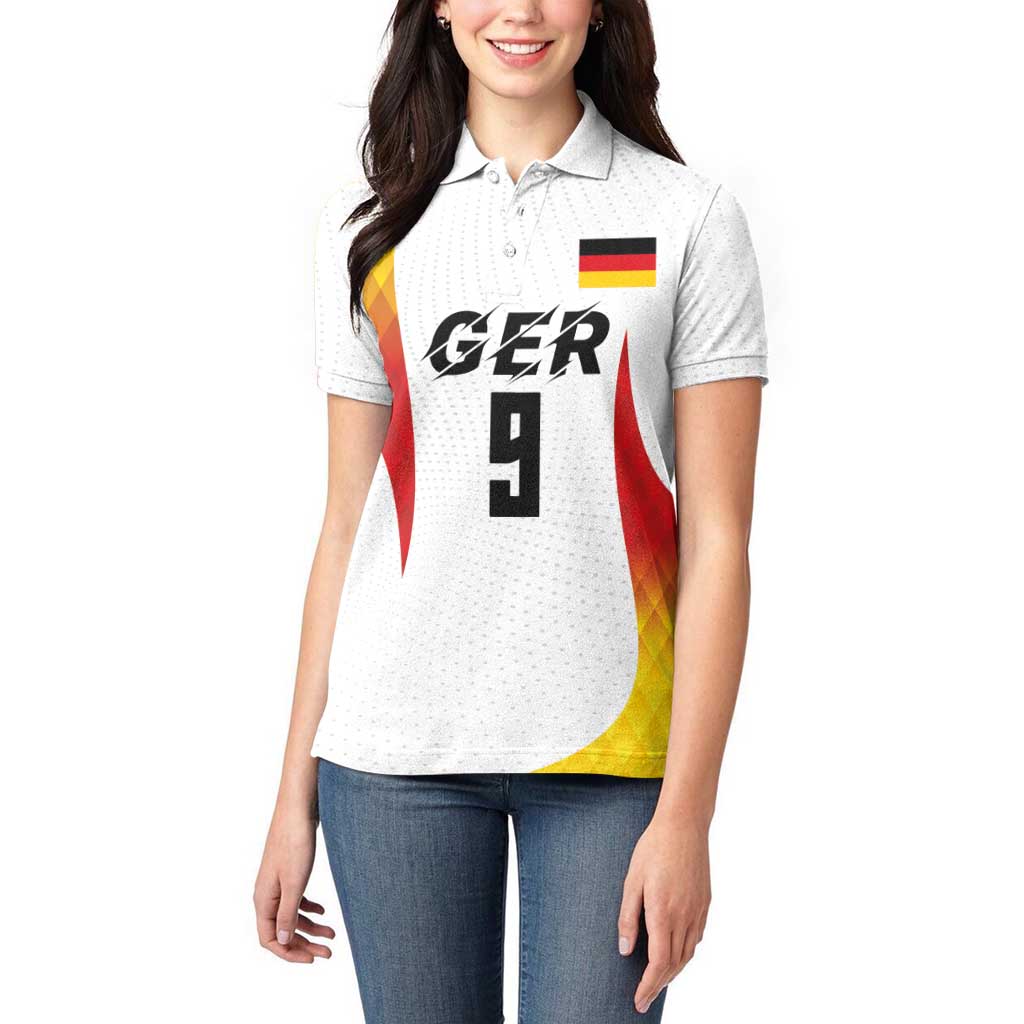 Custom Germany Volleyball Women Polo Shirt Sport Wings Style