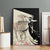 Kentucky Racing Horses Derby Hat Girl Canvas Wall Art Beige Color - Wonder Print Shop