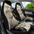 Kentucky Racing Horses Derby Hat Girl Car Seat Cover Beige Color - Wonder Print Shop