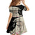 Kentucky Racing Horses Derby Hat Girl Family Matching Tank Maxi Dress and Hawaiian Shirt Beige Color - Wonder Print Shop