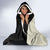 Kentucky Racing Horses Derby Hat Girl Hooded Blanket Beige Color