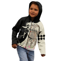 Kentucky Racing Horses Derby Hat Girl Kid Hoodie Beige Color - Wonder Print Shop